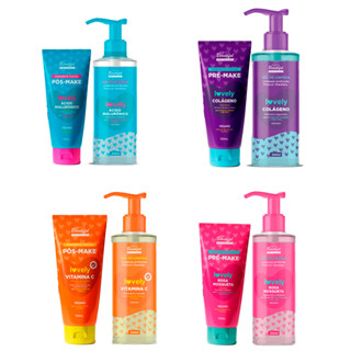 Kit Sabonete de Rosto Pré Make  e Pós Make Gel de Limpeza Facial Lovely Face Beautiful em Oferta na Shopee