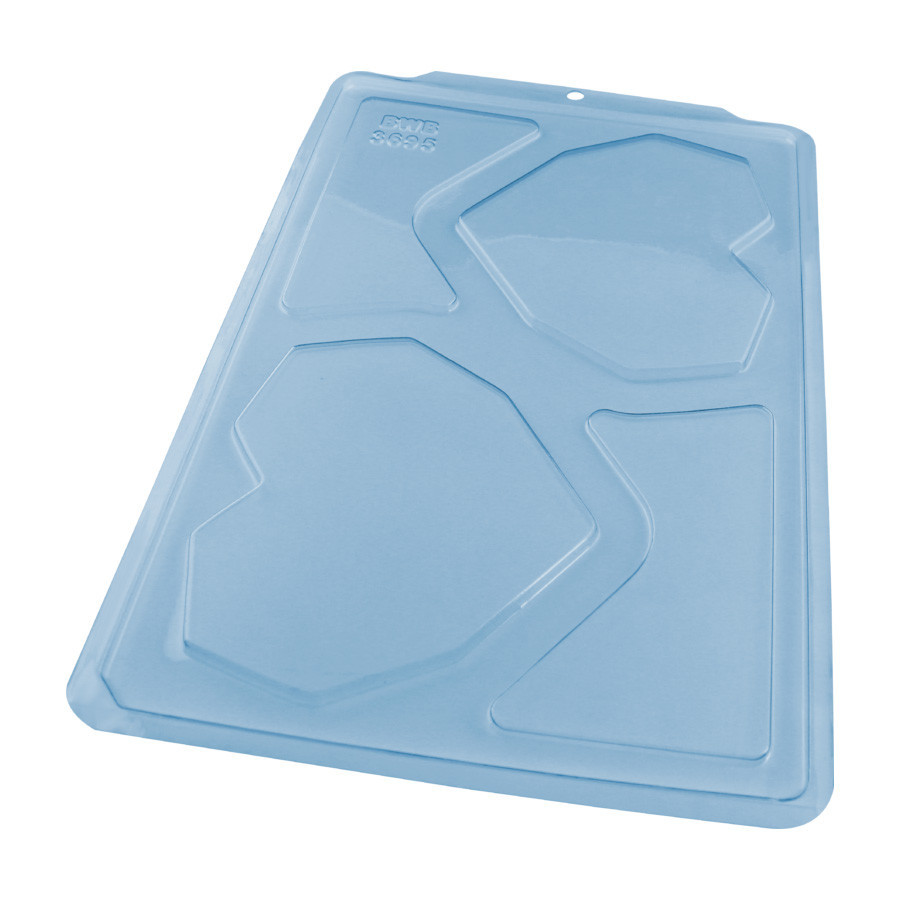 Forma Simples Tradicional Tablete Coração Lapidado 500g - Cód 3695 - 1 unidade - BWB - Rizzo em Oferta na Shopee