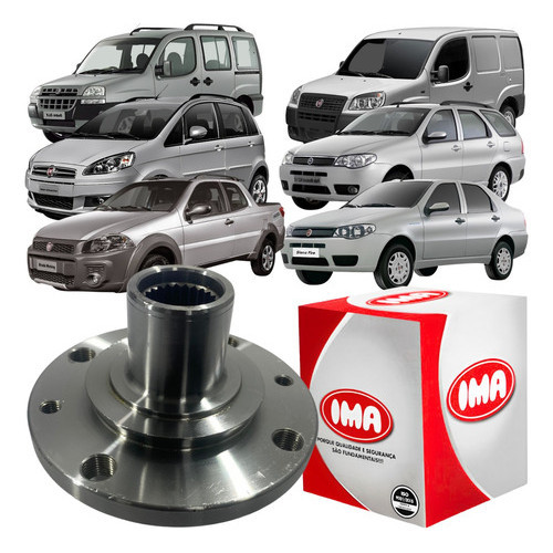 Cubo De Roda Dianteiro Fiat Doblo Cargo Idea Siena Strada em Oferta na Shopee