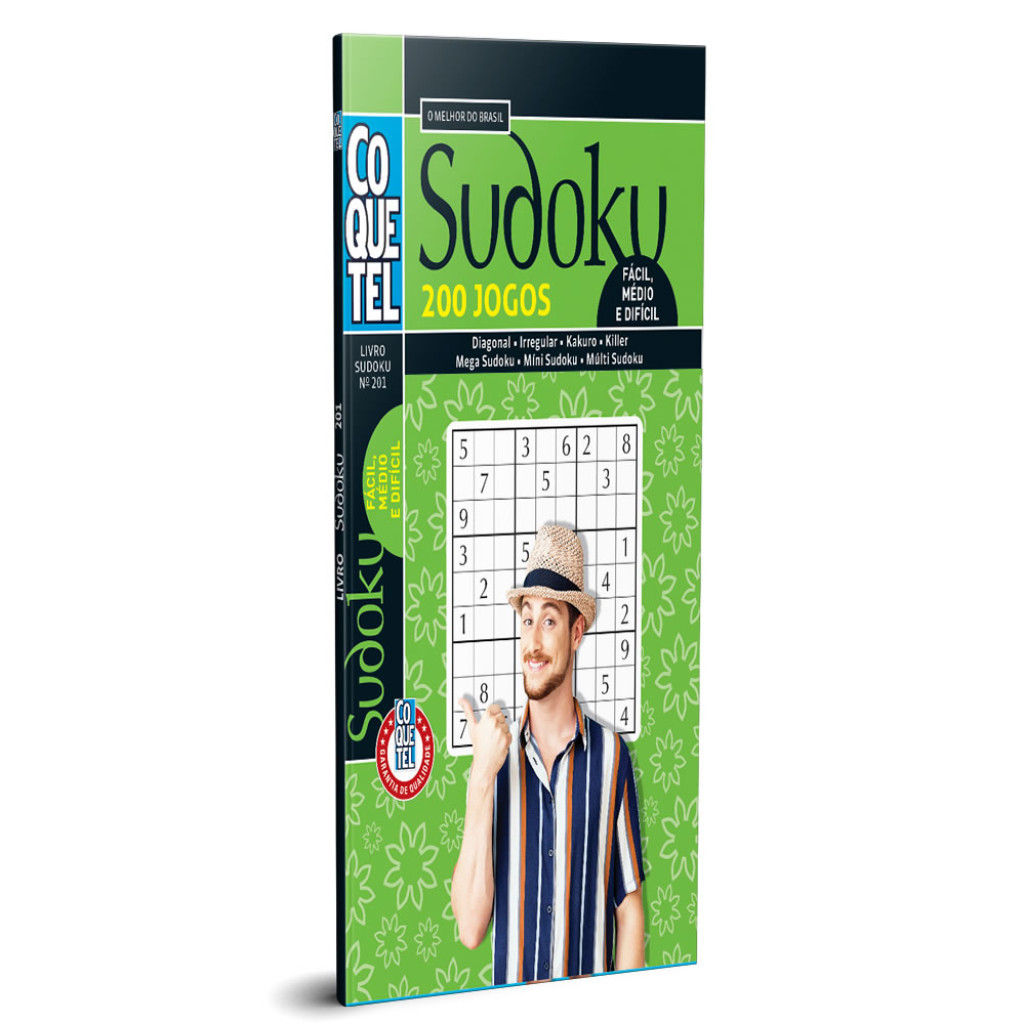 LIVRO COQUETEL SUDOKU NÍVEL FC/MD/DF ED 201 - Books & Magazines