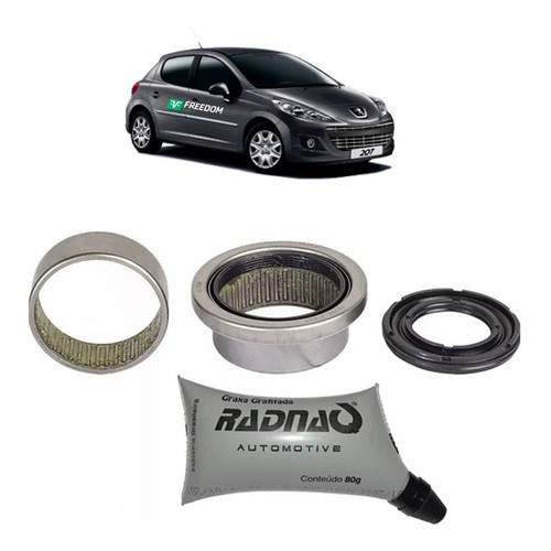 REPARO DO EIXO TRASEIRO PEUGEOT 206 207 EIXO DE 47MM