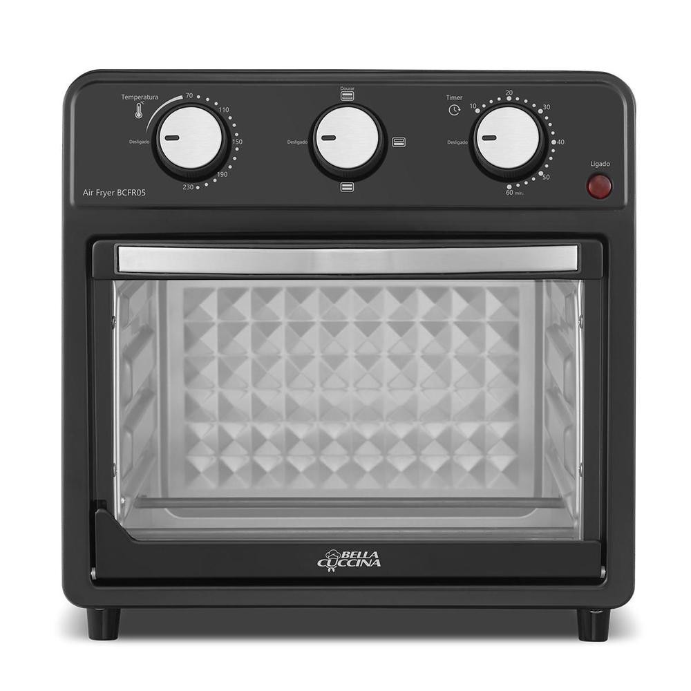 Fritadeira Air Fryer 12L Bella Cuccina BCFR05 Preta 127V - Home Appliances