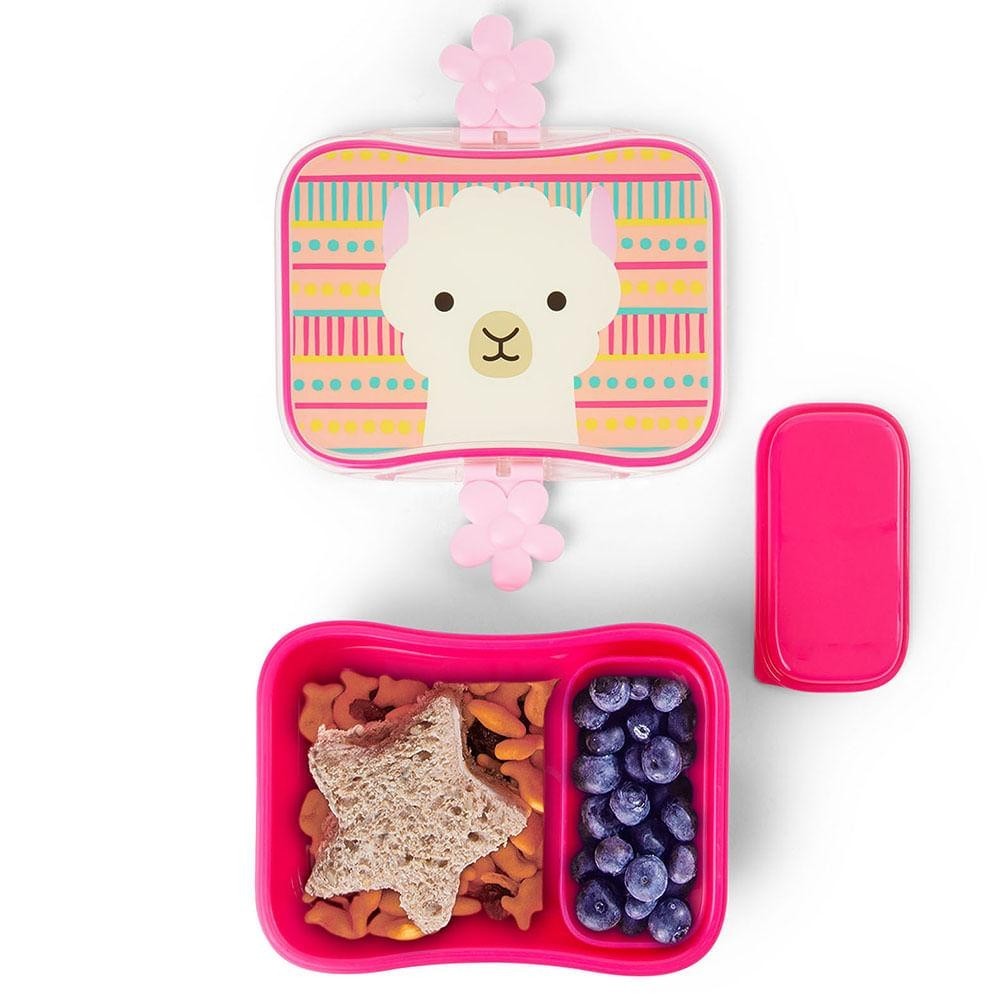Detalhes do Kit Lanche Zoo Lhama Skip Hop
