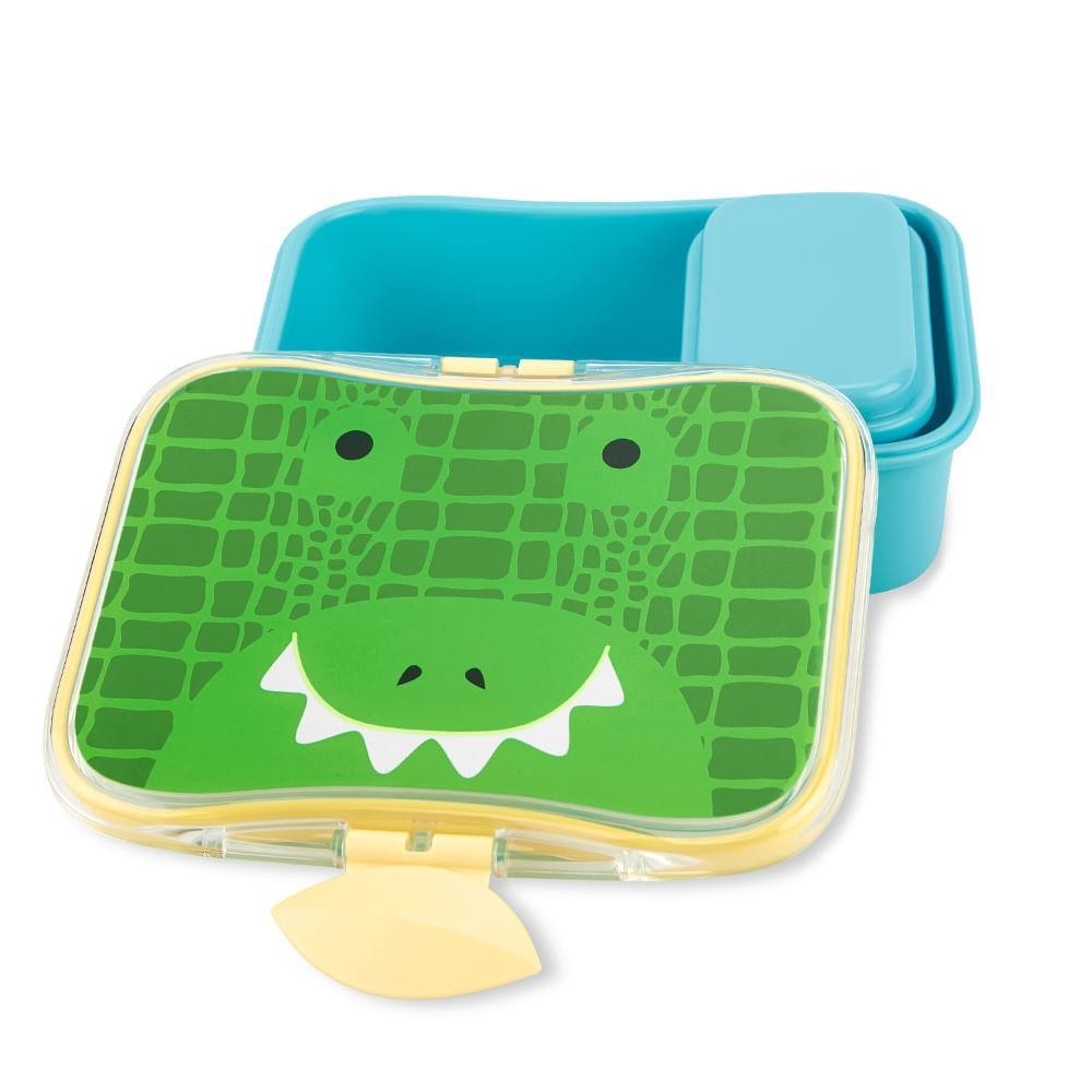 Kit Lanche Zoo Crocodilo Skip Hop em Oferta na Shopee