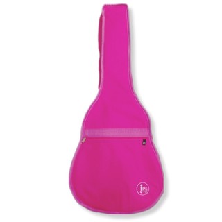 BAG CAPA VIOLÃO CLÁSSICO FOLK ROSA SIMPLES EM NYLON COM BOLSO ALÇA DE MÃO E LATERAL ESTUDANTE SEMI IMPERMEÁVEL