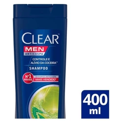 Shampoo Anticaspa Clear Men Controle da Coceira 400ml