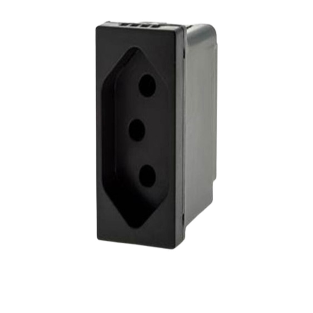 Módulo Tomada 20A Preto 2P+T - 615060pt Pial Plus+