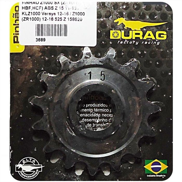 Pinhão - Kawasaki Z1000 Versys 1000 ZX10R - 15 Dentes