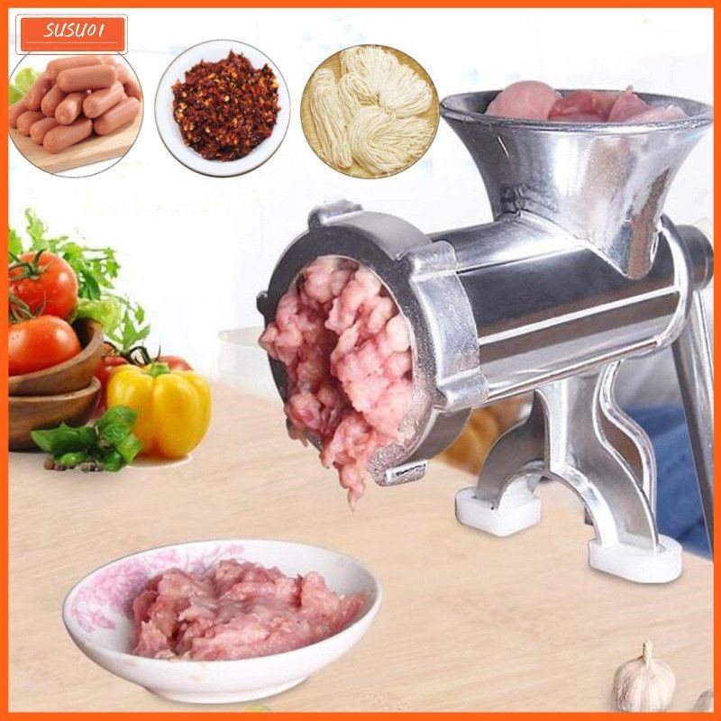 COD manual moedor de carne liga de alumínio multifuncional cozinha doméstica máquina de cozinhar macarrão enema ferramenta de moagem susu01