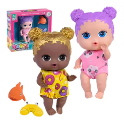 Boneca Babys Collection Mini Summer Sortida e Unitária Super Toys - 496
