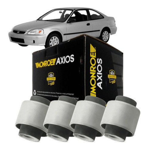 Shopee – 04 Bucha Bandeja Superior Monroe Axios Original Civic 1.5 / 1.6 / 1.7 1996 até 2000