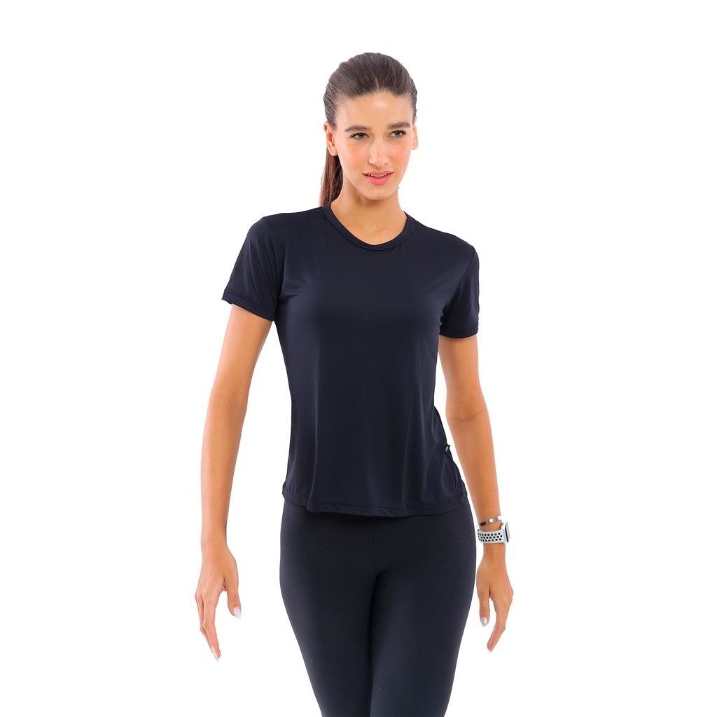 Camiseta Dry Fit Baby Look Feminina 100% Poliamida em Oferta na Shopee