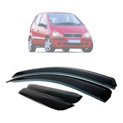 Calha de Chuva Defletor Mercedes Classe A Todos 4 Portas Ecoflex