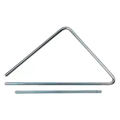 Torelli Triângulo 25cm Cromado Xote Forró Baião De Aço Tl600
