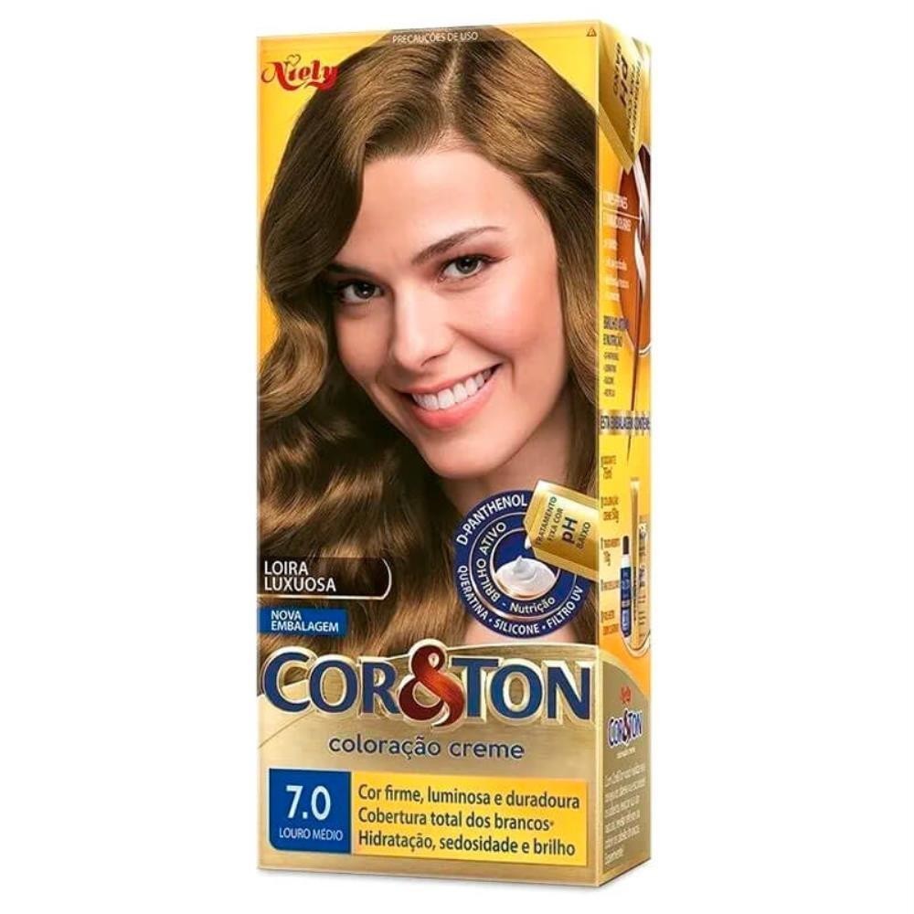 COR & TON NIELY TINTURA  LOURO MÉDIO 7.0 em Oferta na Shopee