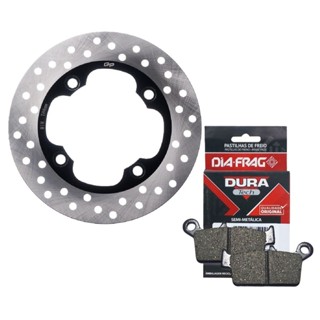 Disco de Freio Traseiro Xre 300 Sem Abs 2009 A 2018 + Pastilhas Diafrag Semimetálica em Oferta na Shopee