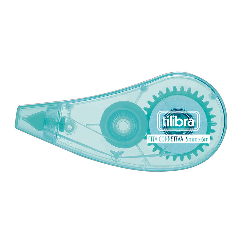 Corretivo em fita Verde Água 5mm x 6m Tilibra