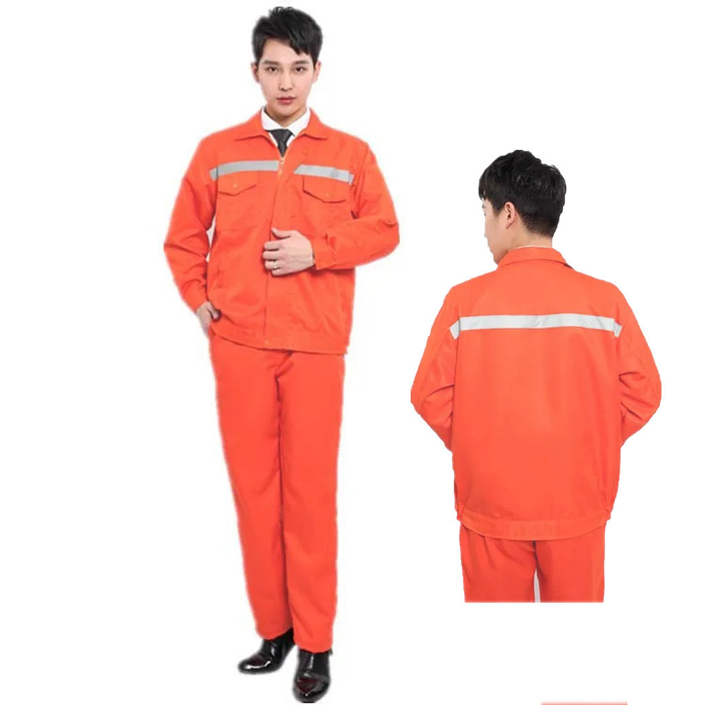 Conjunto Uniforme EPI Faixa Refletiva Segurança do Trabalho Profissional Mecanico Eletricista Construçao Civil Obra Prestador de Serviço