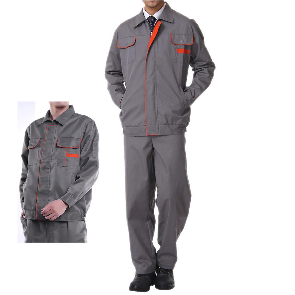 Conjunto Uniforme EPI Listra Refletiva Prestador de Serviço Mecanico Eletricista Operario Construçao Civil Obra Segurança
