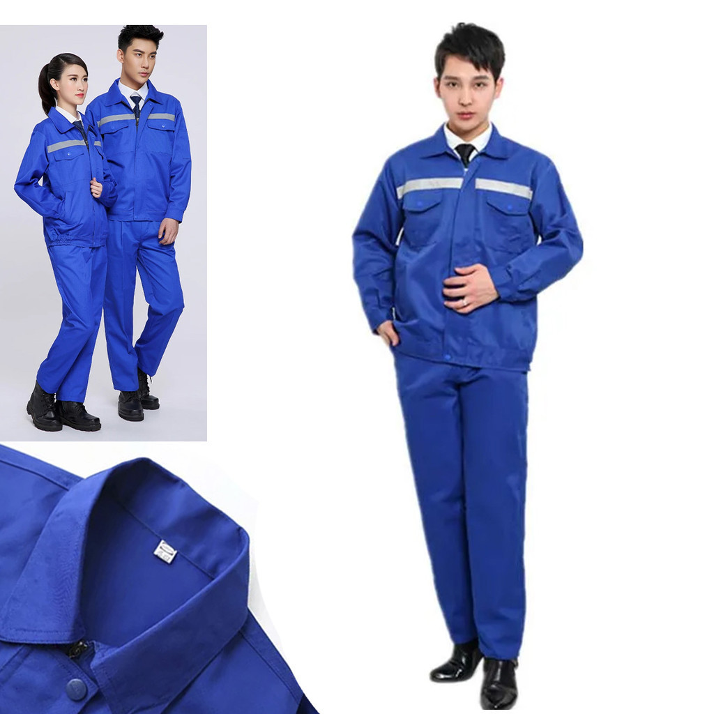 Conjunto Uniforme Profissional EPI Segurança Trabalho Faixa Refletiva Construçao Civil Eletricista Obra Mecanico Operario Roupa Prestador Serviço