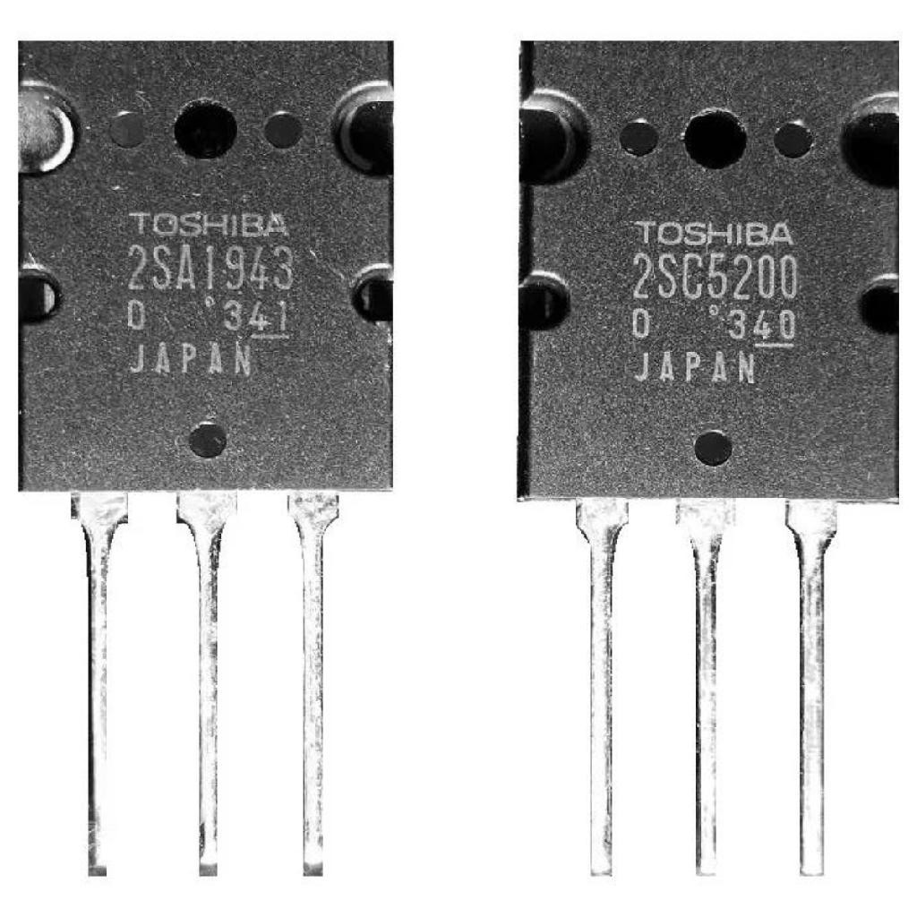 Par Transistor 2sa1943/2sc5200 Original Potência VCEO: -230V em Oferta na Shopee