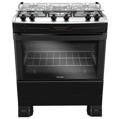 Fogão 5 Bocas Mueller Tripla Chama Mesa em Aço Inox e Acendimento Automático MFI5BF