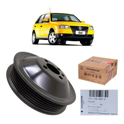 Polia Virabrequim Gol G4 At 1.0 Original Envio Imediato + Nf em Oferta na Shopee