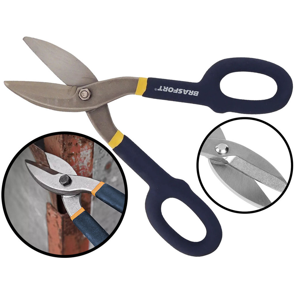 Tesoura Corta Chapa Vergalhão Com Lâminas Em Aço Polido Cabo Emborrachado 14 Polegadas em Oferta na Shopee