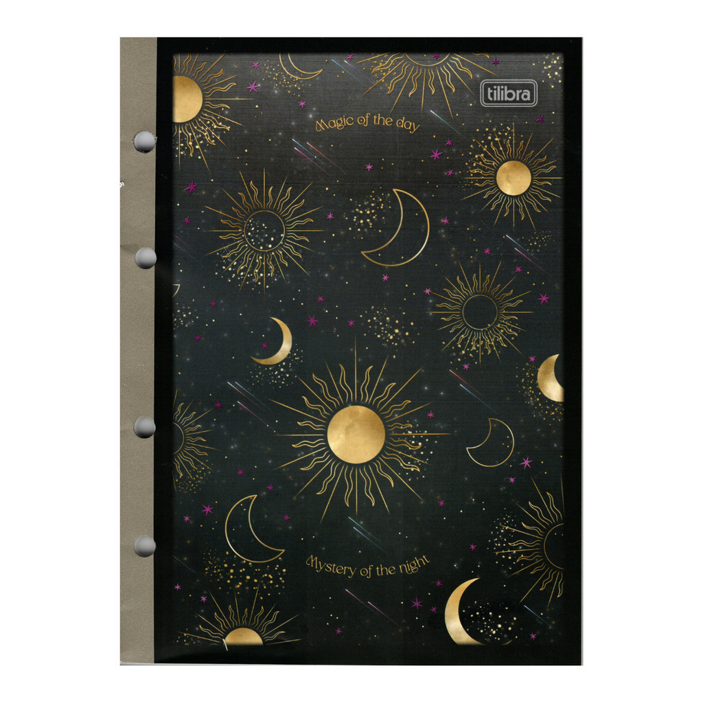 REFIL PARA CADERNO ARGOLADO MAGIC 80 FOLHAS - TILIFLEX em Oferta na Shopee