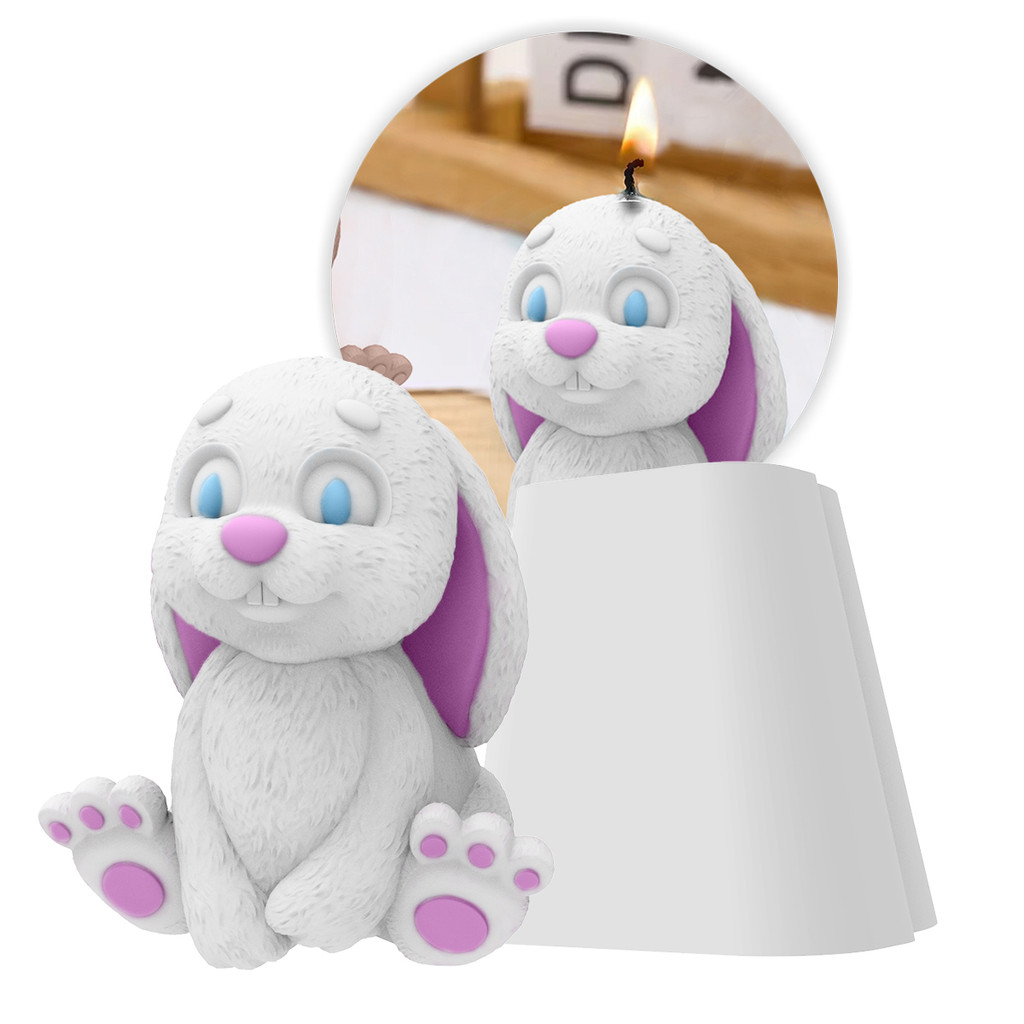 Forma Molde de Silicone Mini Coelhinho da Páscoa - Coelho | Lembrancinha, Vela, Sabonetes, Gesso em Oferta na Shopee