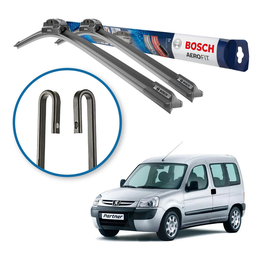 Palheta Limpador Parabrisa Original Bosch Peugeot Partner 1997 A 2016 em Oferta na Shopee
