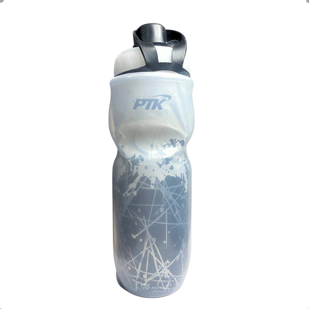 Garrafa Caramanhola Térmica 600ml PTK Para Bicicleta Academia Corrida Fitness Squeeze Esportiva