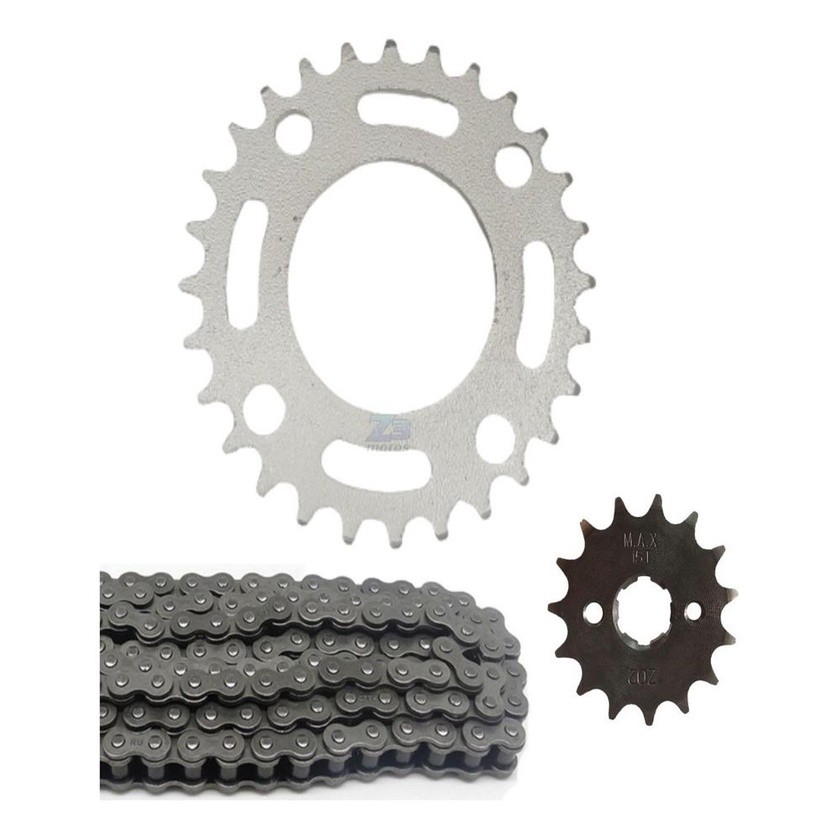 Kit Relacao Coroa Reduzida 28 Pinhao 15 Titan Fan 150 - 160