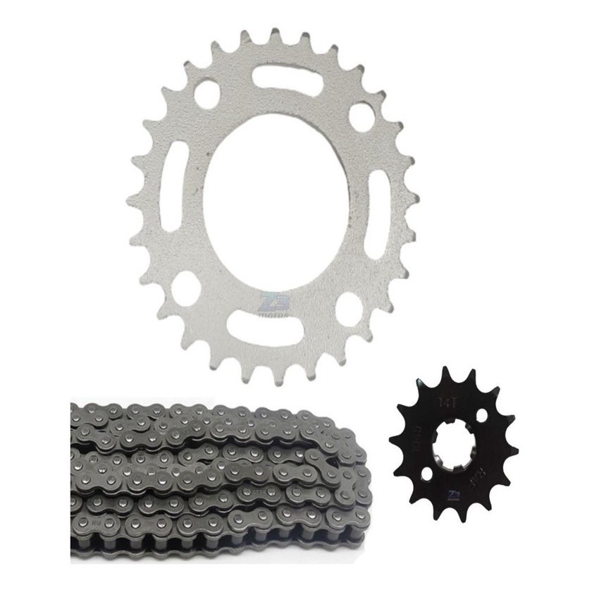 Kit Relacao Coroa Reduzida 28 Pinhao 14 Titan Fan 150 - 160