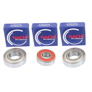 Kit Rolamento Roda Traseira Titan Fan 150 2004 até 2015 NACHI em Oferta na Shopee
