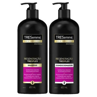 Kit Shampoo + Condicionador Tresemmé Tresplex 650ml em Oferta na Shopee