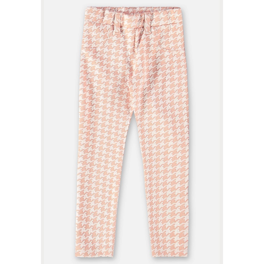 Calça em Malha Jacquard Xadrez Infantil Menina  Up Baby em Oferta na Shopee
