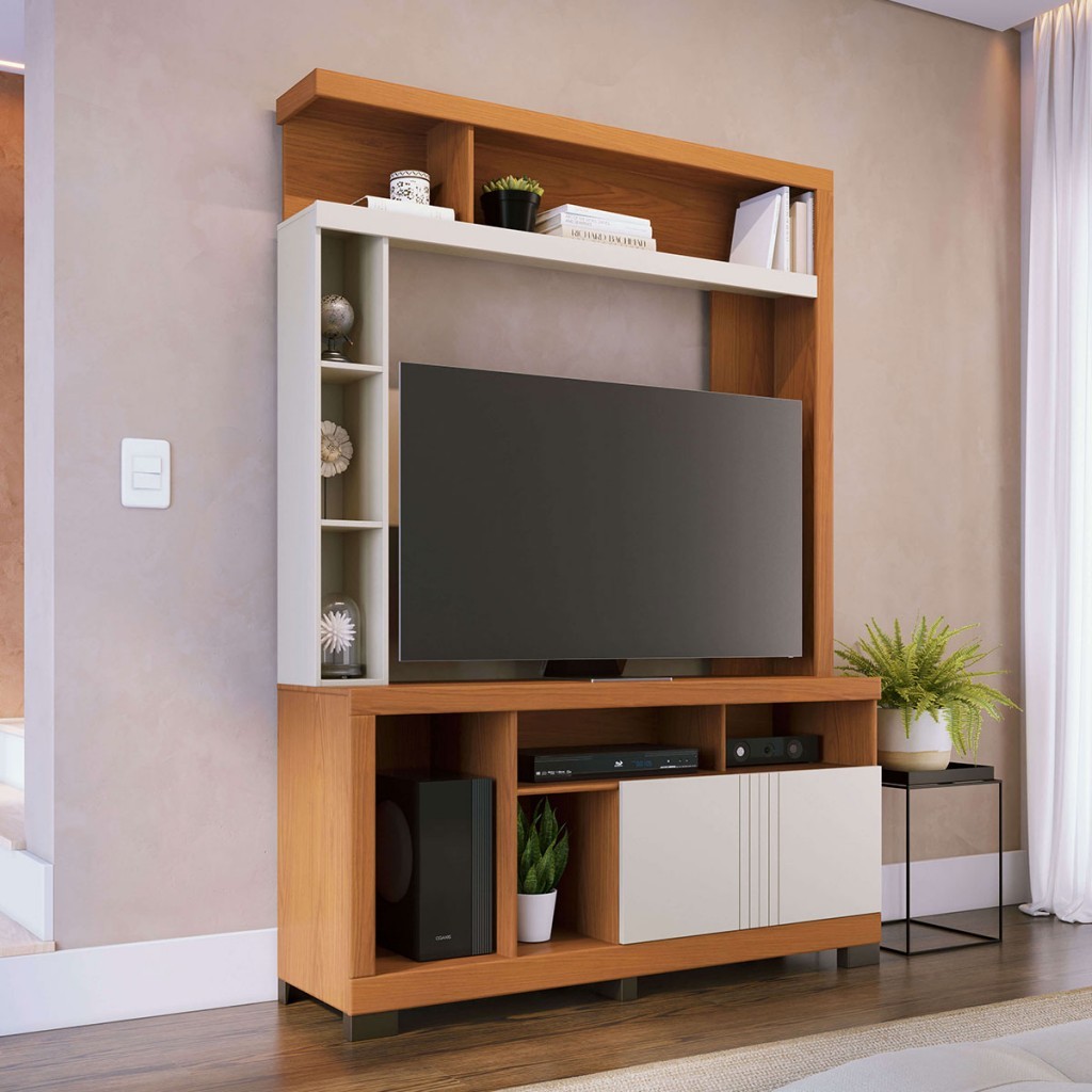 Estante para TV Até 50 Polegadas Elba 2 Portas - Colibri em Oferta na Shopee