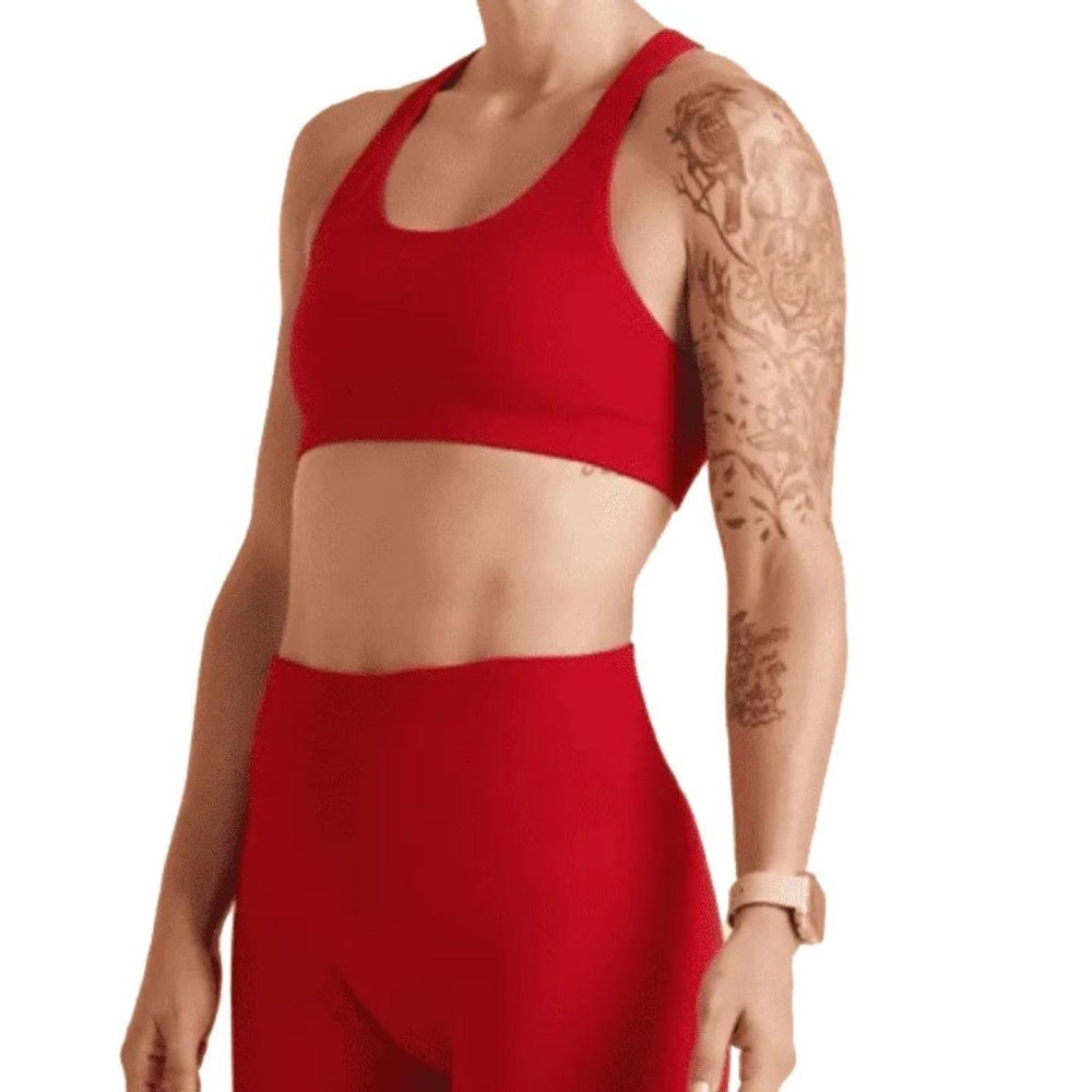 Top Esportivo Lupo Challenge Sem Bojo - Vermelho em Oferta na Shopee