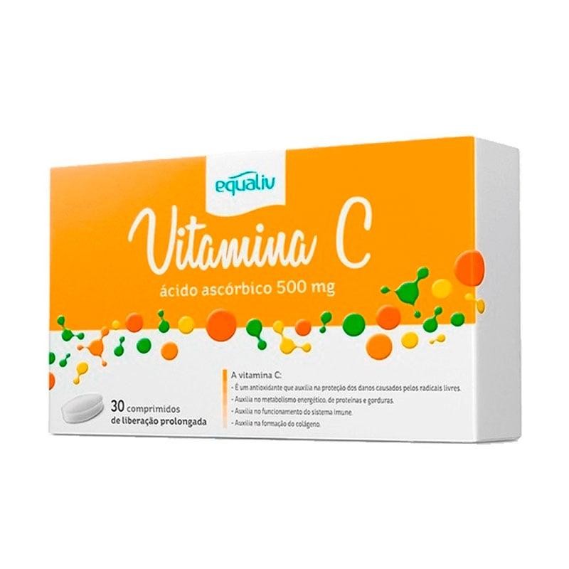 Equaliv Vitamina C 500mg 30 Comprimidos liberação prolongada - Health