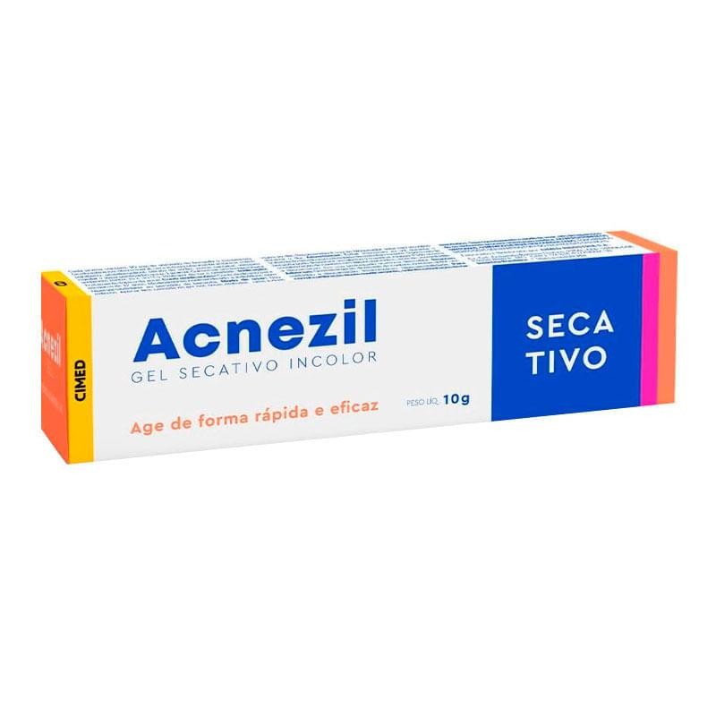 Gel Secativo Acnezil Incolor 10g em Oferta na Shopee