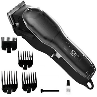 Maquina de Cortar Cabelo LCD Display 4 Pentes Profissional em Oferta na Shopee