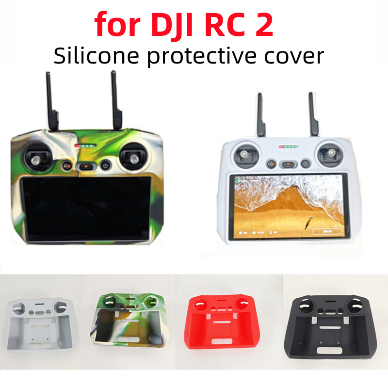 Para DJI Avata 360/Flip/NEO/AIR 3S/Mini 4 Pro RC 2 Capa De Silicone Controle Remoto Com Proteção De Tela Contra Poeira D