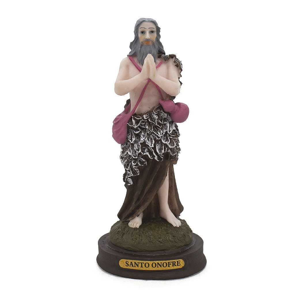 Imagem Santo Onofre Resina 15 cm