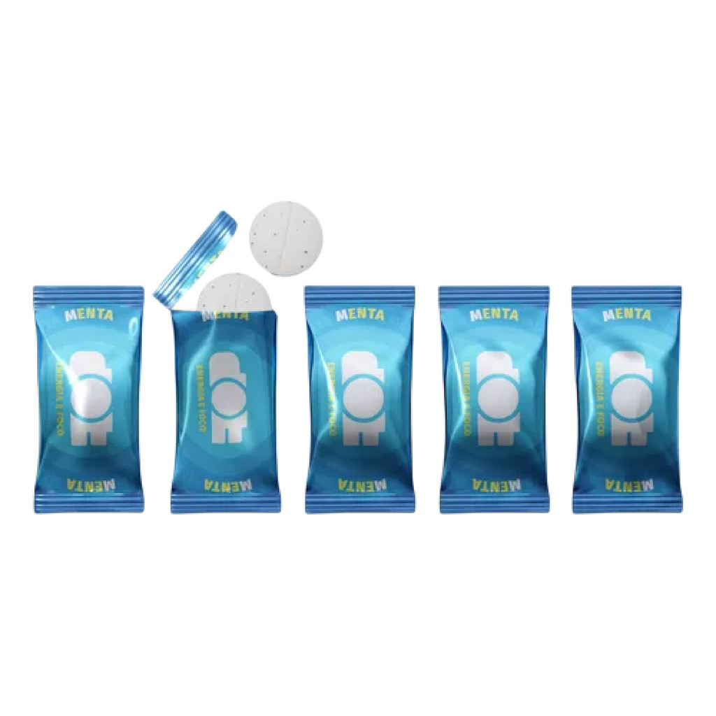 Kit 5 Balas Energéticas de Menta - 2 Pastilha Cada - Dot Energy