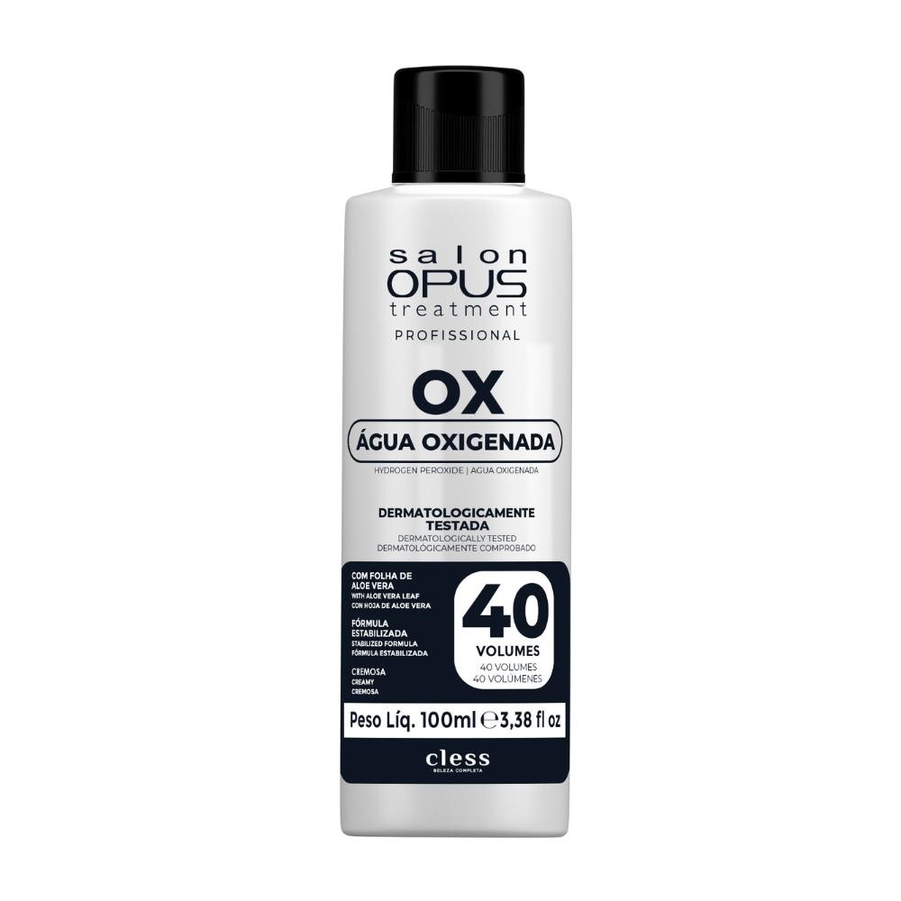 Água Oxigenada Descolorante Capilar 40V Salon Opus 100ml em Oferta na Shopee