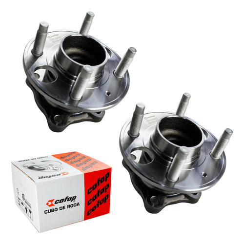 Par Cubo Roda Traseiro Rolamento Abs Onix 1.0 Turbo Cofap