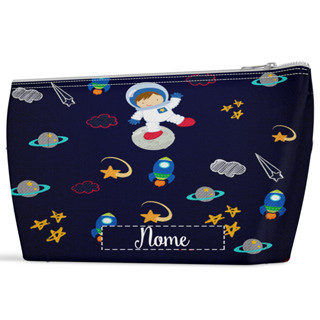 Necessaire infantil astronauta personalizado nome festabrind em Oferta na Shopee