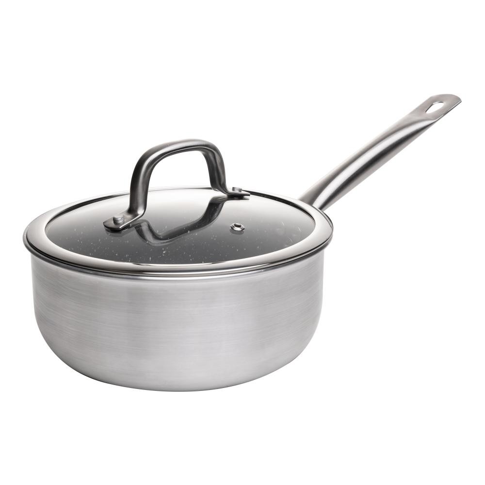 Panela de Indução com Tampa Prime Cook Wolff 18cm Cinza em Oferta na Shopee