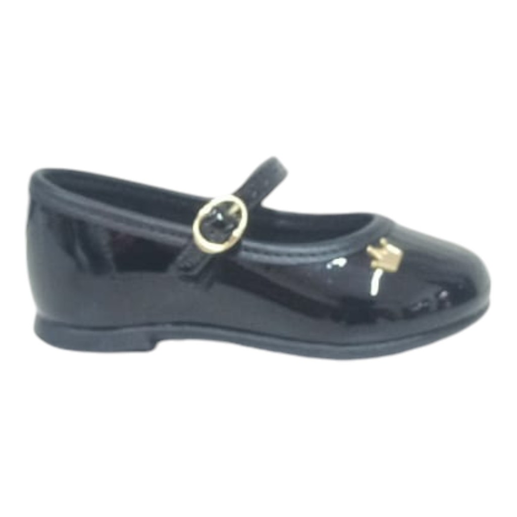 Sapatilha Sapato Infantil Menina Bebê Molekinha Básica Coroa em Oferta na Shopee